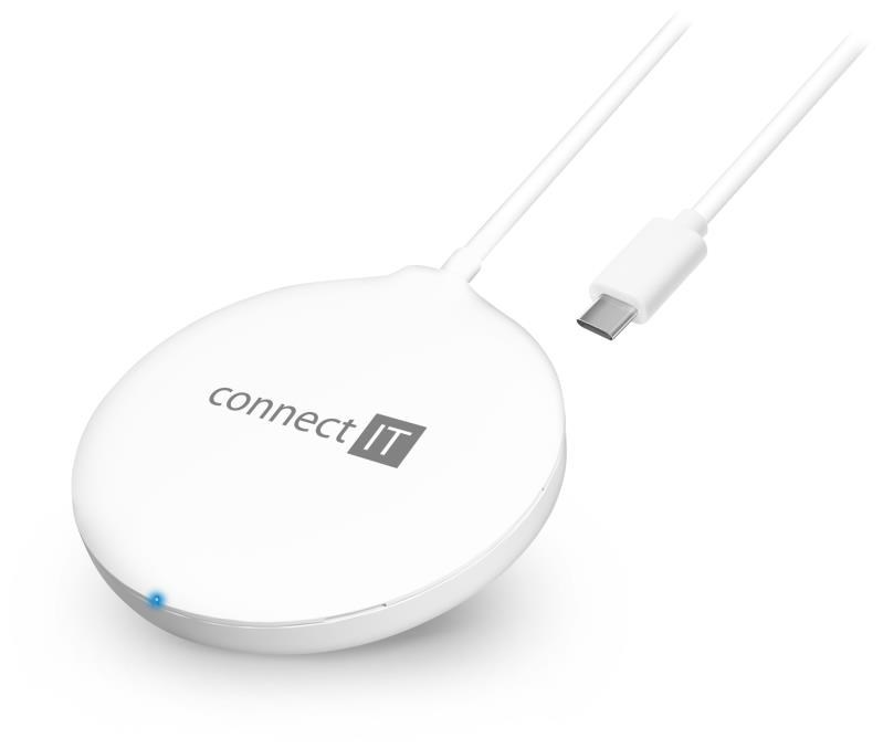 CONNECT IT MagSafe Wireless Fast Charge Bezdrôtová nabíjačka,  15 W,  biela1 