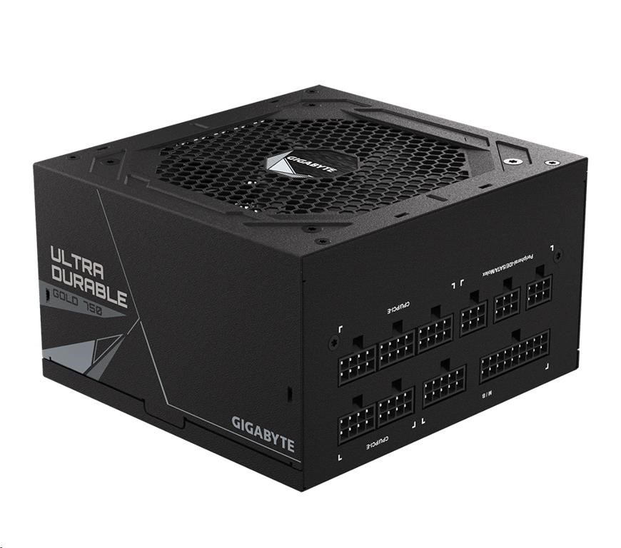 Napájací zdroj GIGABYTE UD750GM, 750W, 80+ Gold, 120mm ventilátor3 