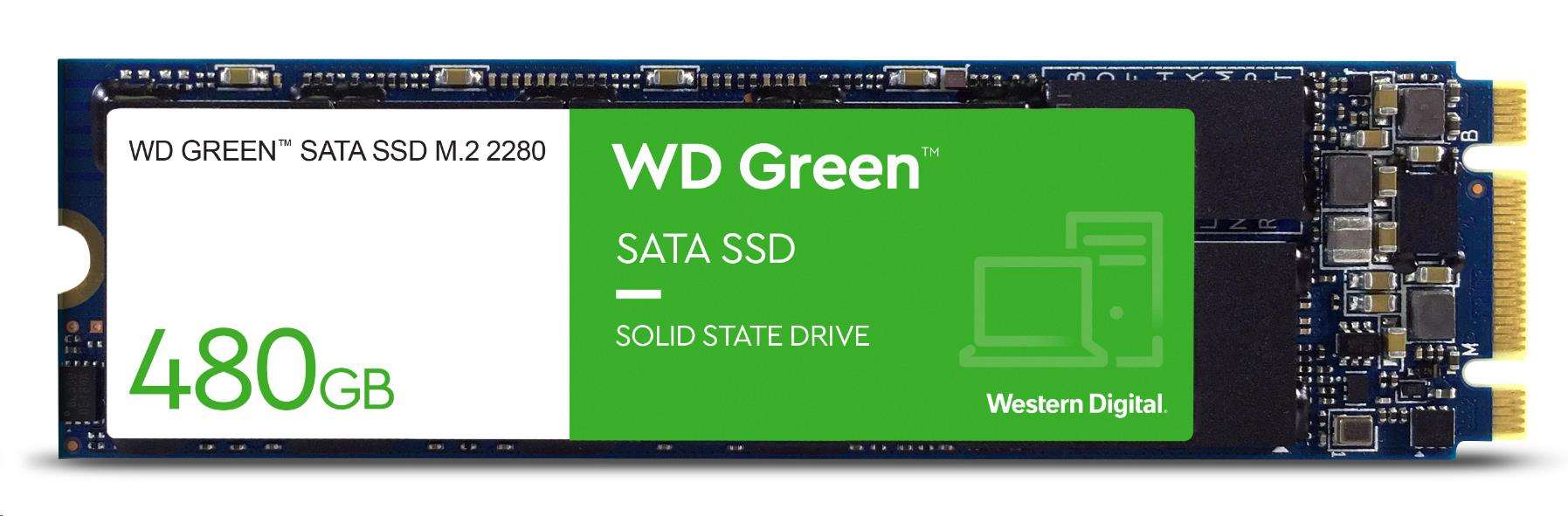 WD Green/ 480GB/ SSD/ M.2 SATA/ 3R1 