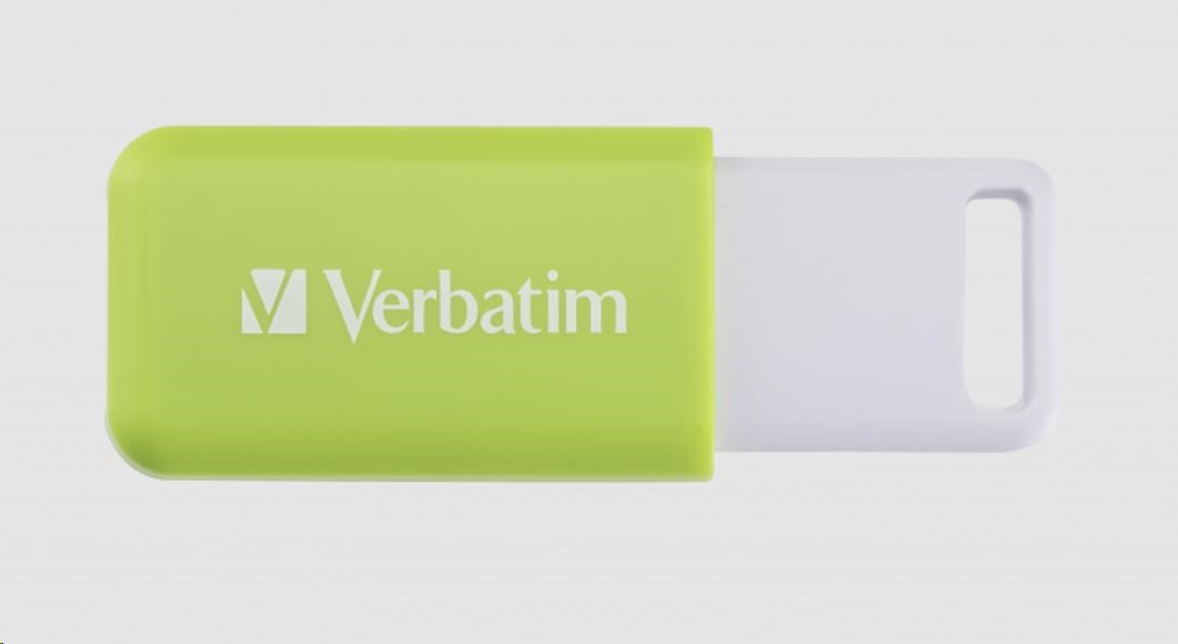 VERBATIM Flash disk 32GB DataBar USB 2.0 Disk,  zelený0 