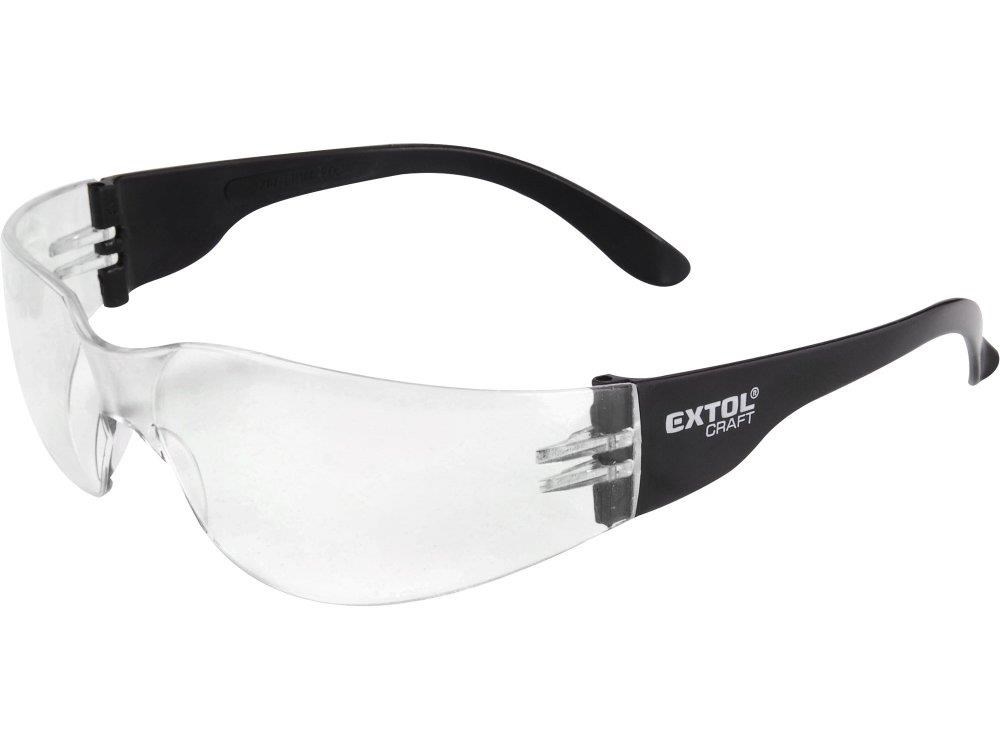 EXTOL CRAFT 97321 brýle ochranné,  čiré,  s UV filtrem0 
