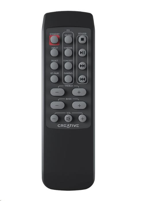 Creative T100 Bluetooth active 2.0 reproduktorov s optickým vstupom,  Hi-Fi ,  DO,  kompaktné,  čierne4 