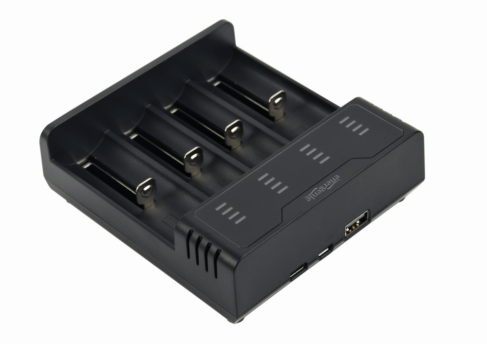 GEMBIRD nabíječka baterií BC-USB-02,  4ks,  Ni-MH + Li-ion3 
