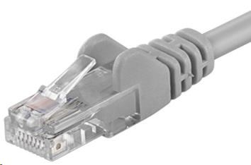 PremiumCord Patch kábel UTP RJ45-RJ45 CAT6 0.5m sivá0 