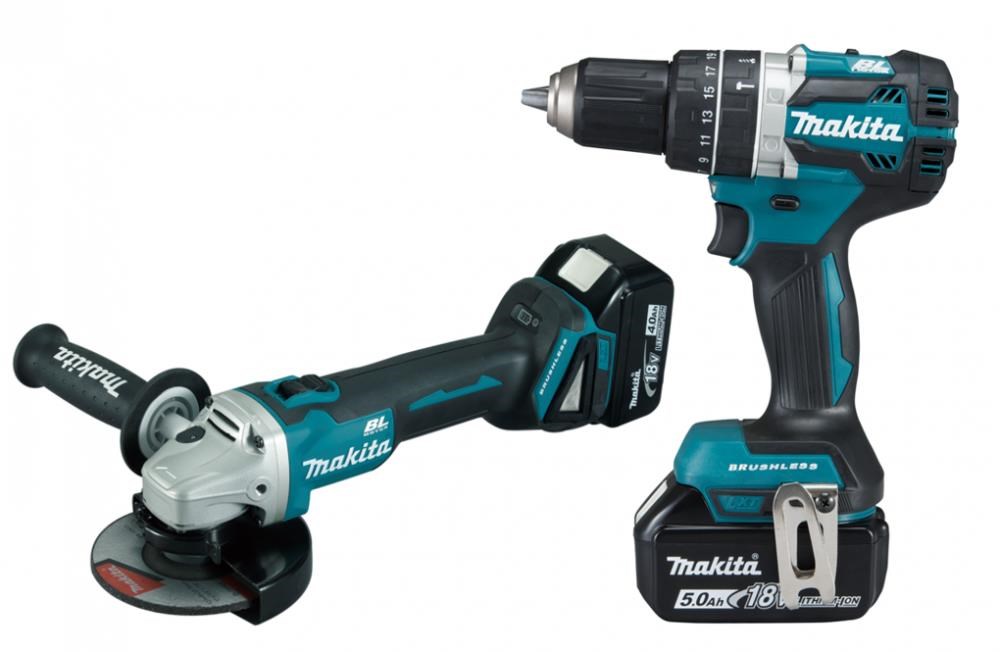 Makita DLX2210TJ1 Aku sada DGA506+DHP484 Li-ion LXT 18V/5,0Ah0 