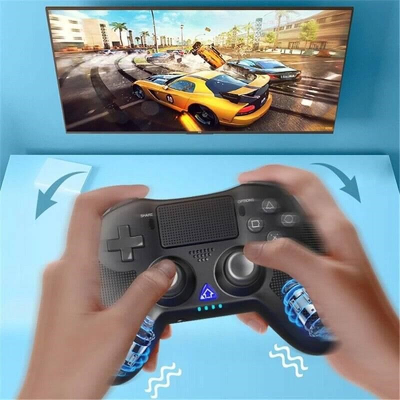 iPega PG-P4008 bezdrátový herní ovladač pro PS4/PS3/PC/Android/iOS, černá4 