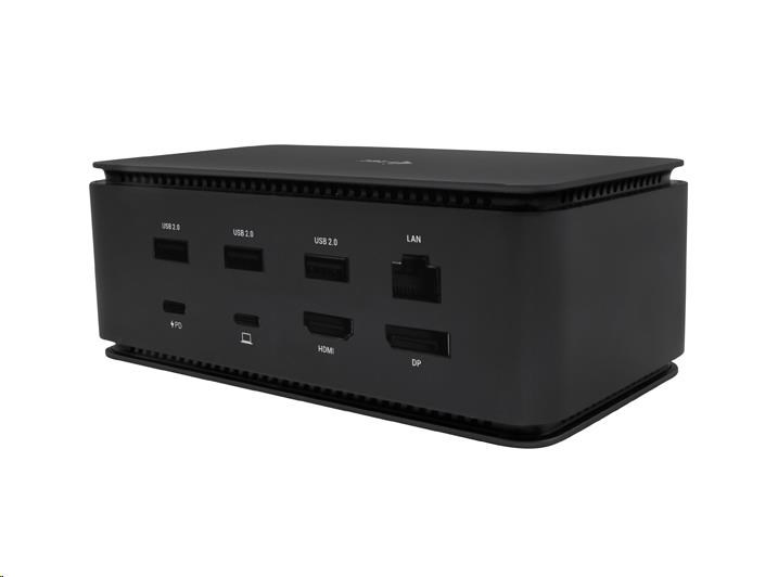 iTec USB4 Kovová dokovacia stanica Dual 4K HDMI DP s Power Delivery 80 W + Univ.Nabíjanie. 112W7 