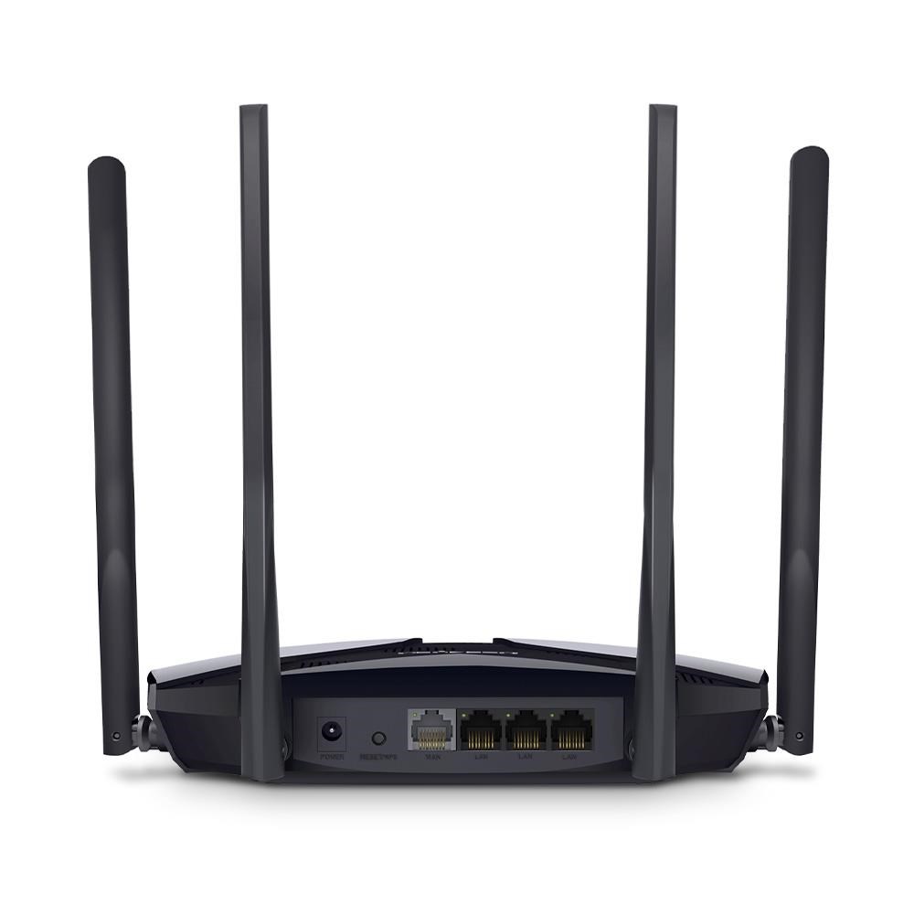 MERCUSYS MR80X WiFi6 router (AX3000, 2, 4GHz/ 5GHz,  3xGbELAN, 1xGbEWAN)3 