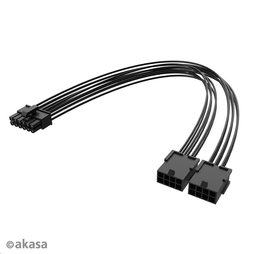 AKASA PCIe 12-pinový kábel na duálny 8-pinový kábel2 