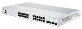 Cisco switch CBS250-24T-4G (24xGbE,4xSFP,fanless) - REFRESH0 