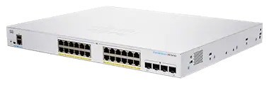 Cisco switch CBS350-24FP-4G-EU (24xGbE, 4xSFP, 24xPoE+, 370W) - REFRESH0 