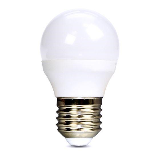 Solight LED žárovka, miniglobe, 6W, E27, 6000K, 510lm1 