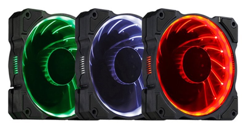 EUROCASE ventilátor RGB 120mm (Ring Led)0 