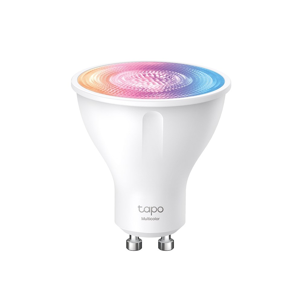TP-Link Tapo L630 chytrá WiFi stmívatelná LED žárovka (barevná, 2200K-6500K, 350lm, 2, 4GHz, GU10)0 