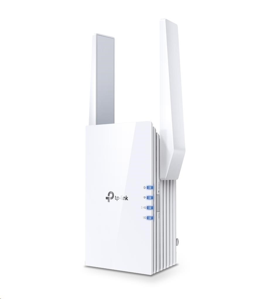 TP-Link RE705X OneMesh/ EasyMesh WiFi6 Extender/ Repeater (AX3000, 2, 4GHz/ 5GHz, 1xGbELAN)0 