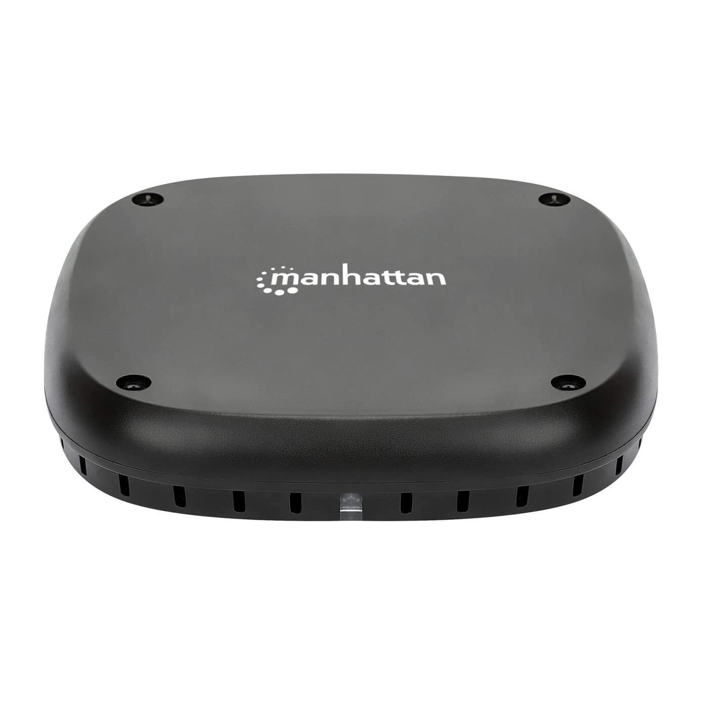 MANHATTAN bezdrátová nabíječka Under-Desk Fast Wireless Charger – 10 W,  černá5 