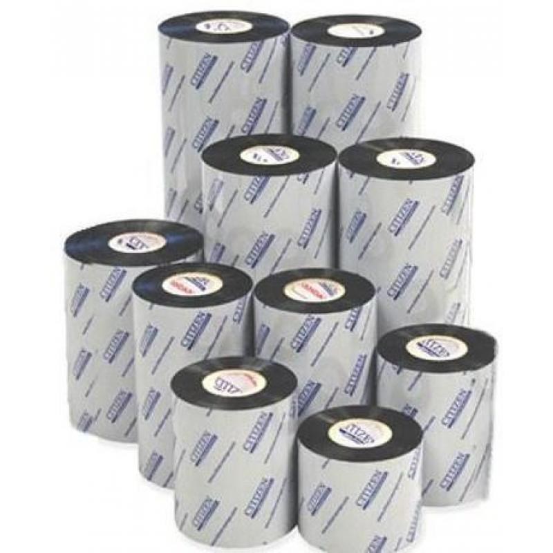 Citizen,  thermal transfer ribbon,  wax,  220mm,  4 rolls/ box0 