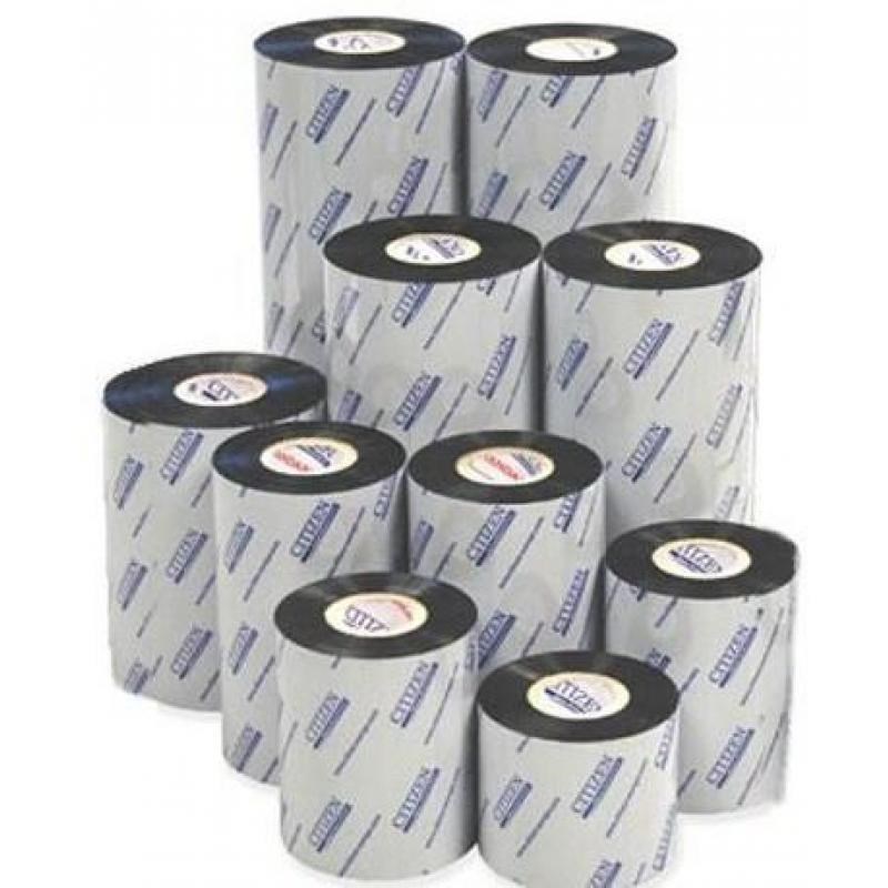 Citizen,  thermal transfer ribbon,  wax/ resin,  110mm,  4 rolls/ box0 