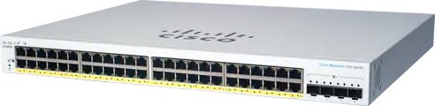 Cisco switch CBS220-48FP-4X (48xGbE, 4xSFP+, 48xPoE+, 740W) - REFRESH0 