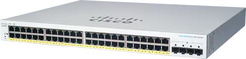 Cisco switch CBS220-48P-4G (48xGbE, 4xSFP, 48xPoE+, 382W) - REFRESH0 