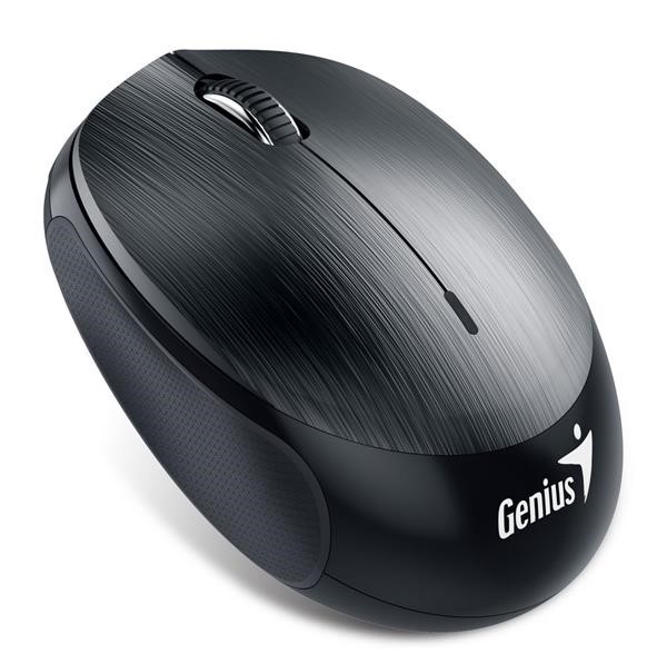 Myš GENIUS NX-9000BT/  Bluetooth 4.0/  1200 dpi/  bezdrôtové pripojenie/  dobíjateľná batéria/  kovovo šedá farba0 