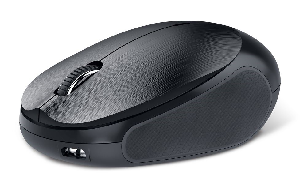 Myš GENIUS NX-9000BT/  Bluetooth 4.0/  1200 dpi/  bezdrôtové pripojenie/  dobíjateľná batéria/  kovovo šedá farba1 