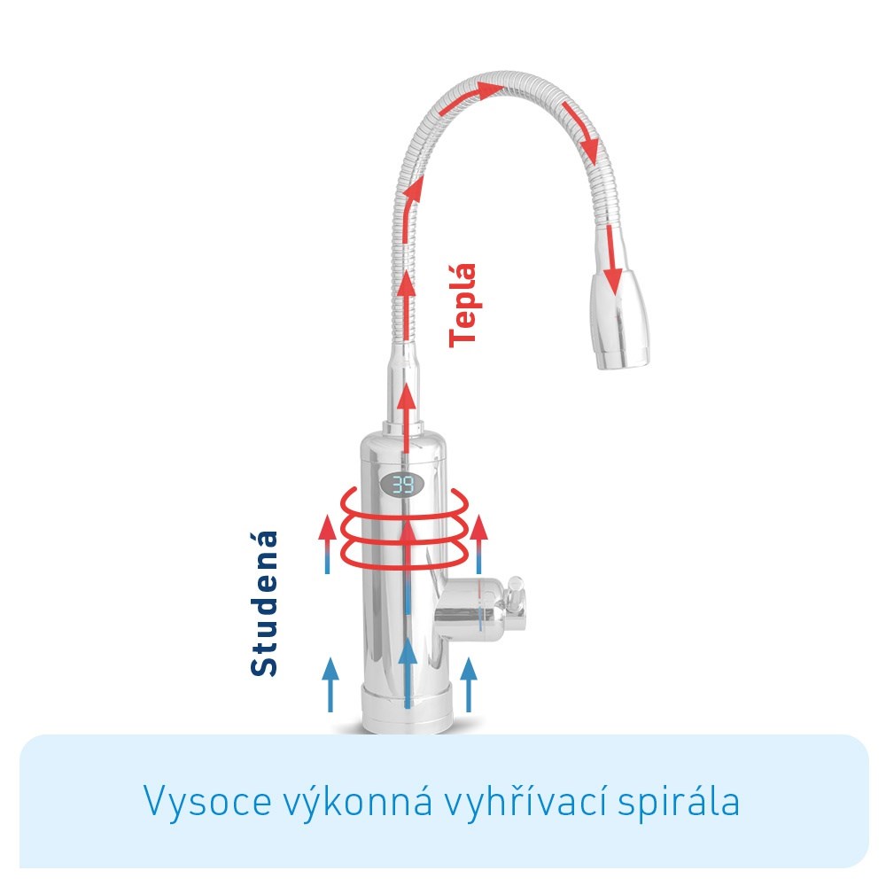 Aquadon Smart Heater Multi Head ohřevná baterie5 