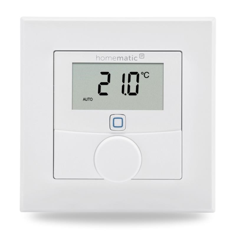 Homematic IP Nástěnný termostat se senzorem vlhkosti0 