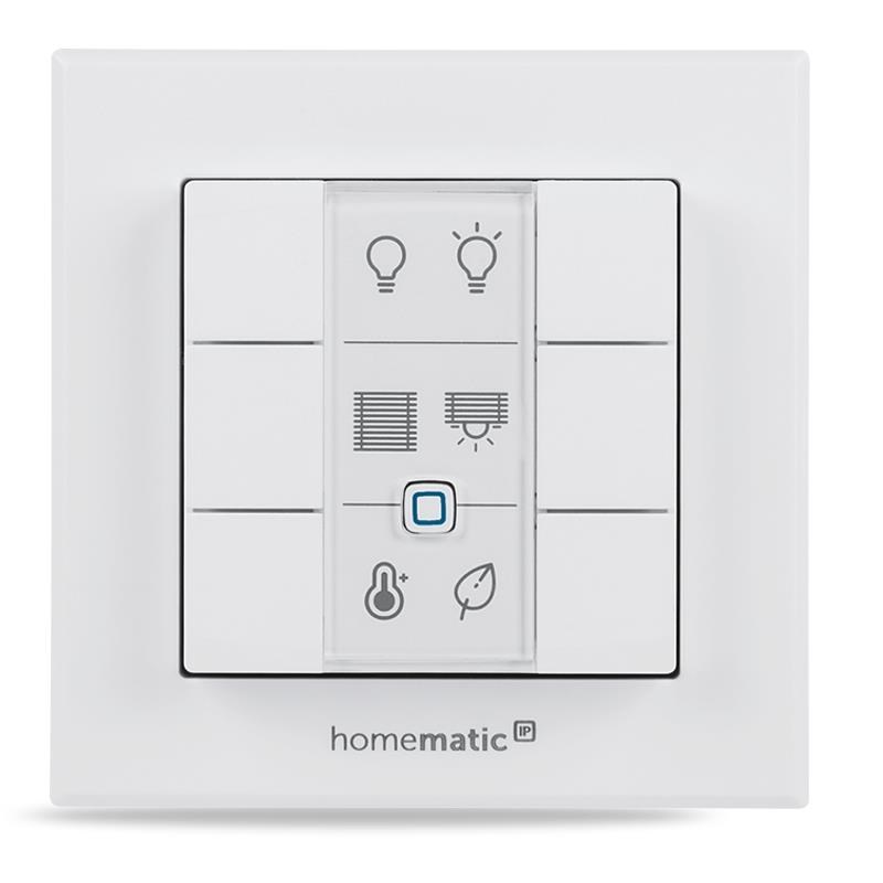 Homematic IP Nástěnný dálkový ovladač - 6 tlačítek,  se symboly2 