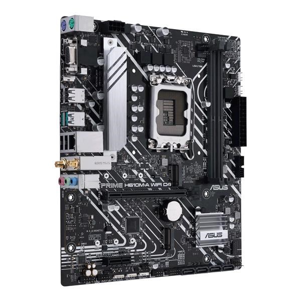 ASUS MB Sc LGA1700 PRIME H610M-A WIFI D4,  Intel H610,  2xDDR4,  1xDP,  1xHDMI,  1xVGA,  WI-FI,  mATX2 