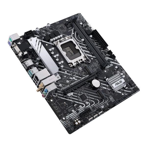 ASUS MB Sc LGA1700 PRIME H610M-A WIFI D4,  Intel H610,  2xDDR4,  1xDP,  1xHDMI,  1xVGA,  WI-FI,  mATX4 