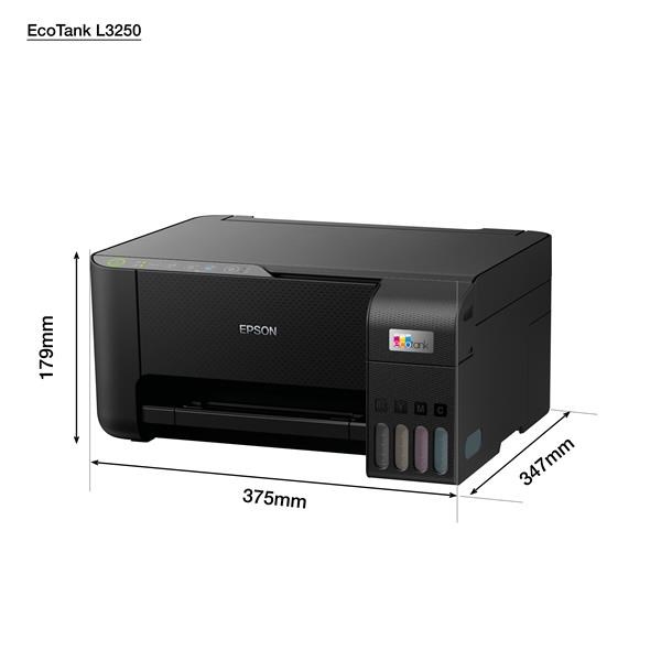 Atramentová tlačiareň EPSON EcoTank L3250, 3v1, A4, 1440x5760dpi, 33 str. min, USB, Wi-Fi, 3 roky záruka po registrácii1 