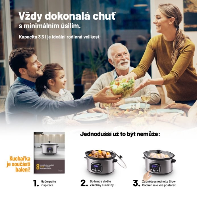 Lauben Slow Cooker 3500SB7 