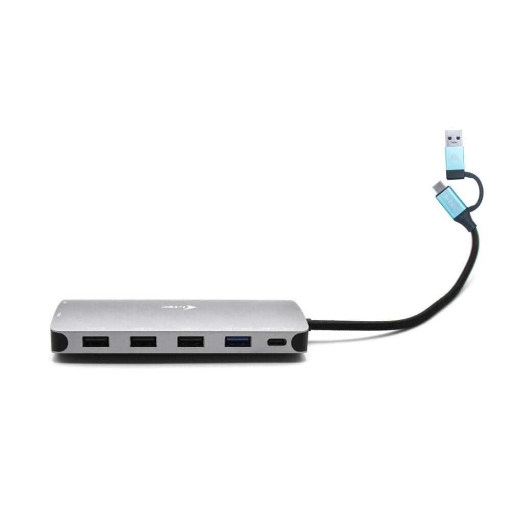 i-tec USB 3.0 USB-C/ Thunderbolt 3x Display Metal Nano Dock with LAN,  PD 100 W3 
