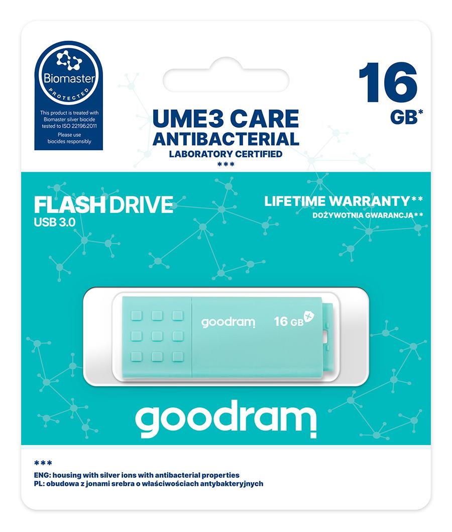 GOODRAM Flash Disk 16GB UME3 CARE,  USB 3.04 