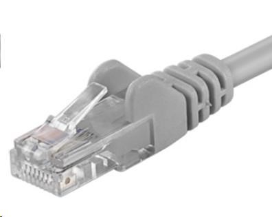 PremiumCord Patch kabel UTP RJ45-RJ45 CAT6 20m šedá0 