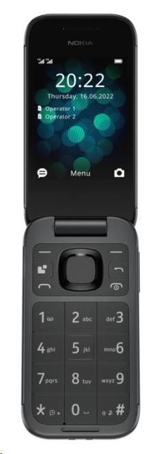 Nokia 2660 Flip,  Dual SIM,  čierna1 