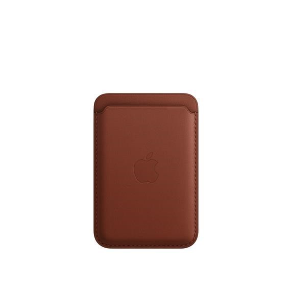 APPLE iPhone kožená peněženka s MagSafe - Umber0 