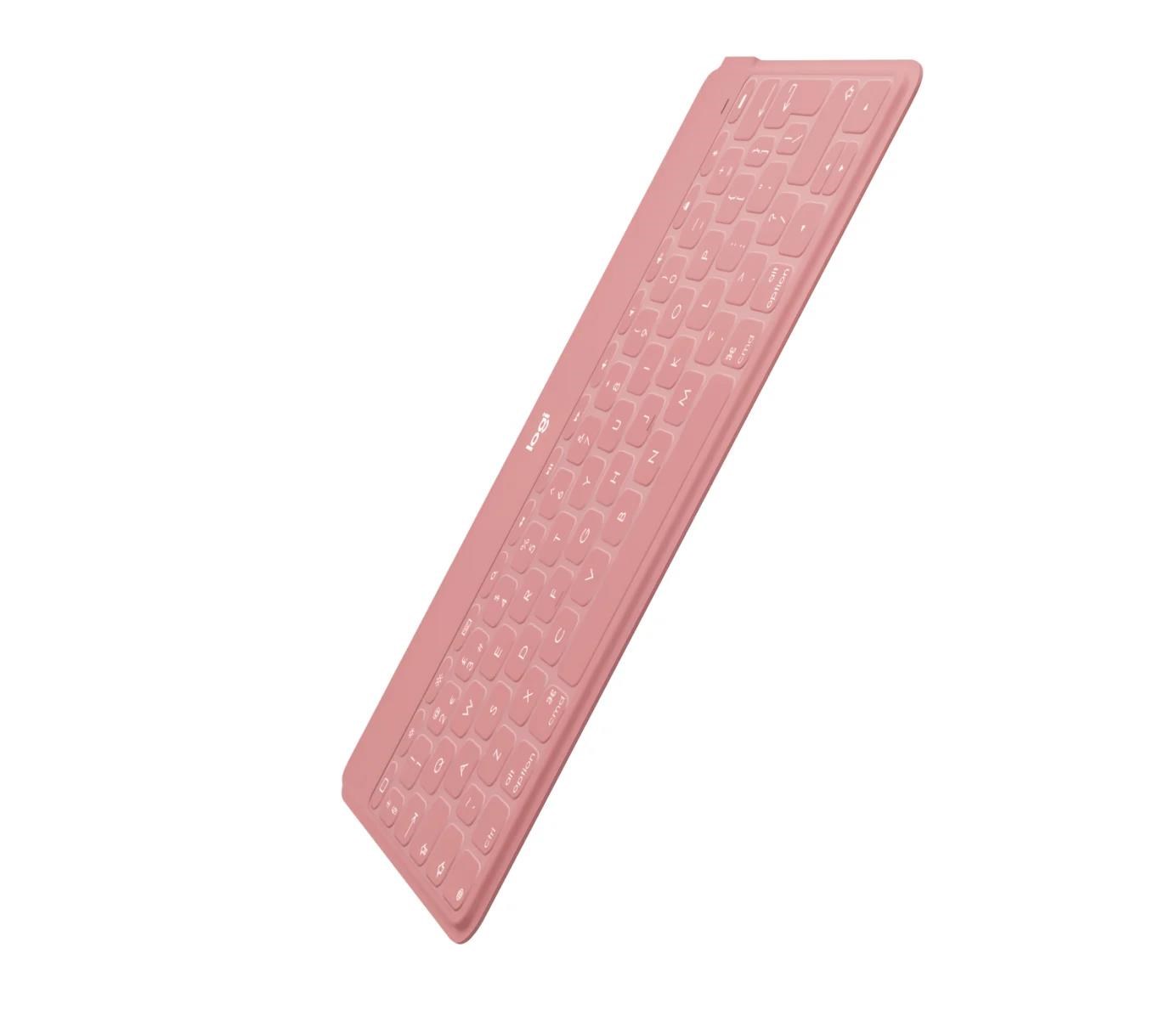 Logitech Keyboard Keys-To-Go,  US,  blush,  apple1 