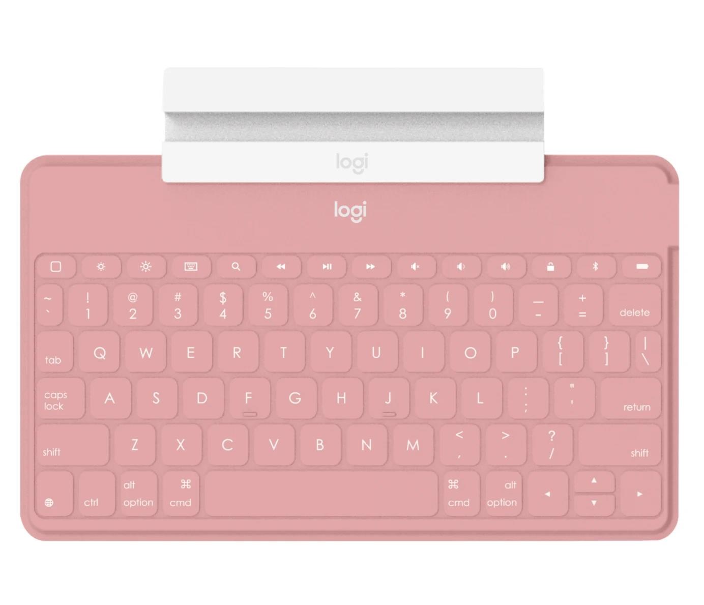 Logitech Keyboard Keys-To-Go,  US,  blush,  apple4 