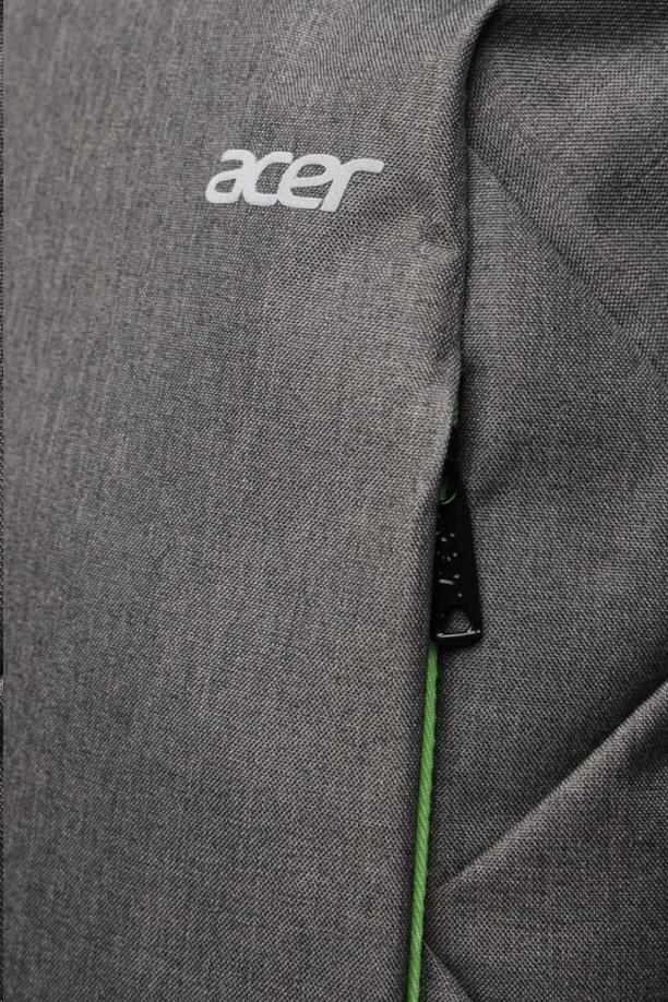 Acer urban backpack, grey & green, 15.67 