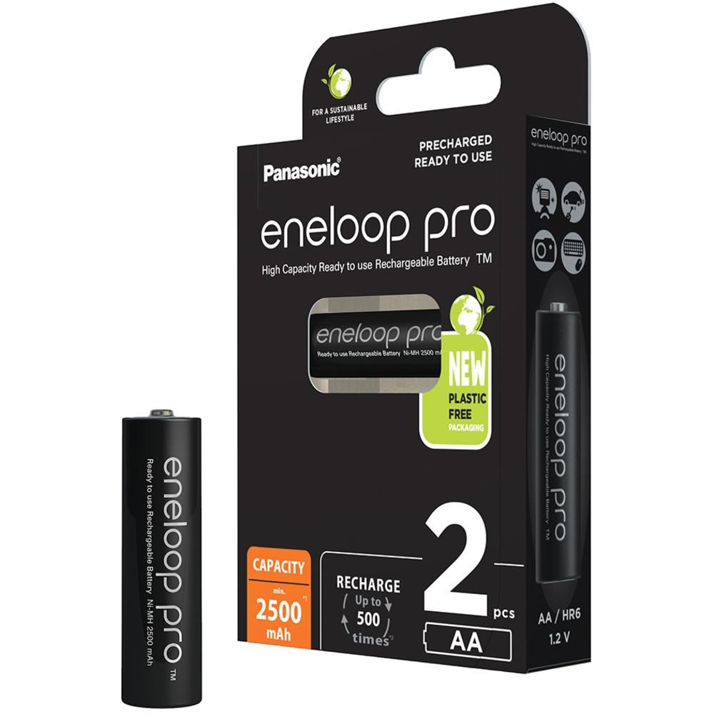 PANASONIC HR6 AA 3HCDE/ 2BE ENELOOP PRO N,  2500 mAh (Blistr 2ks)1 