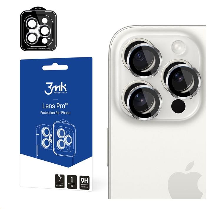 3mk ochrana kamery Lens Protection Pro pro Apple iPhone 14 Plus, stříbrná0 