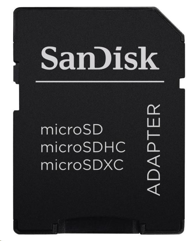 SanDisk MicroSDXC karta 256GB Ultra (150 MB/ s,  A1 Class 10 UHS-I) + adaptér0 