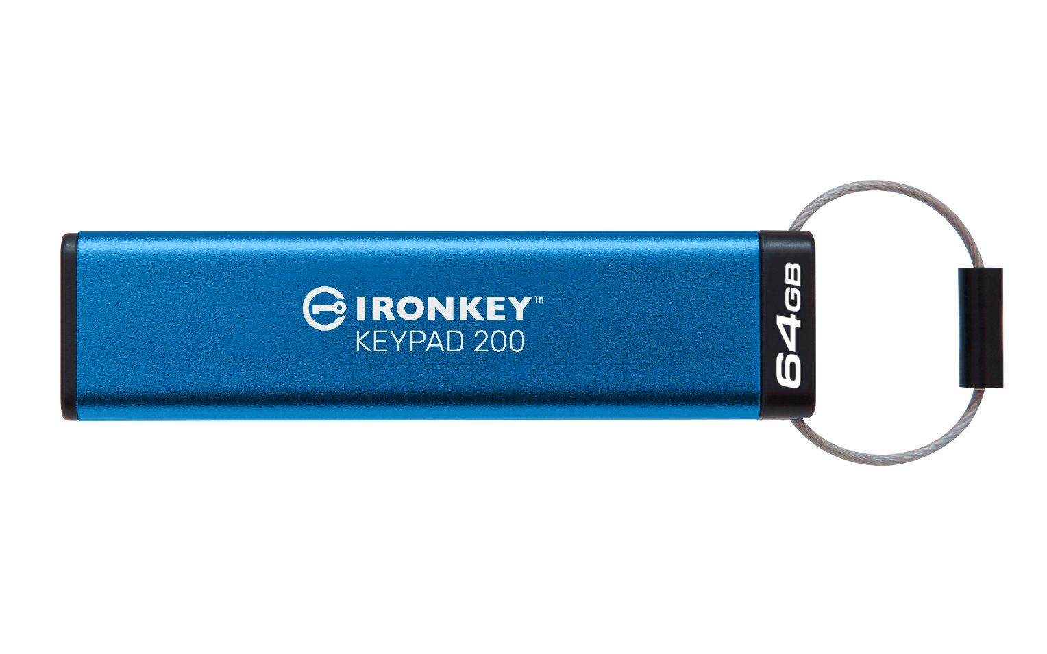 Kingston IronKey Keypad 200/ 64GB/ USB 3.2/ USB-A/ Modrá3 