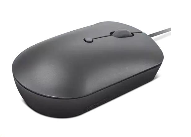 Lenovo 540 USB-C Wired Compact Mouse  (Storm Grey)1 