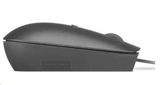 Lenovo 540 USB-C Wired Compact Mouse  (Storm Grey)3 