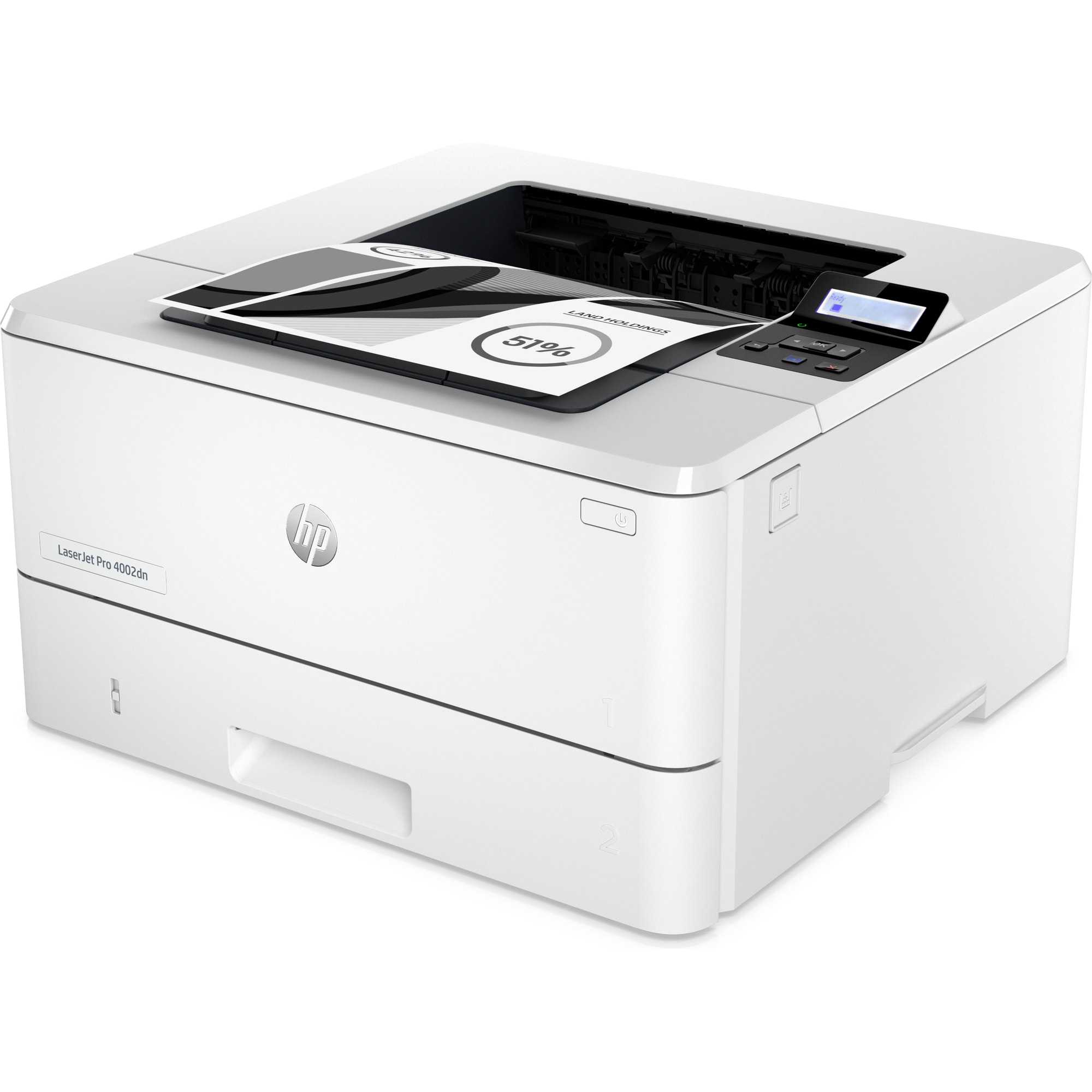 HP LaserJet Pro 4002dn Printer (40str/ min,  A4,  USB,  Ethernet,  Duplex)3 