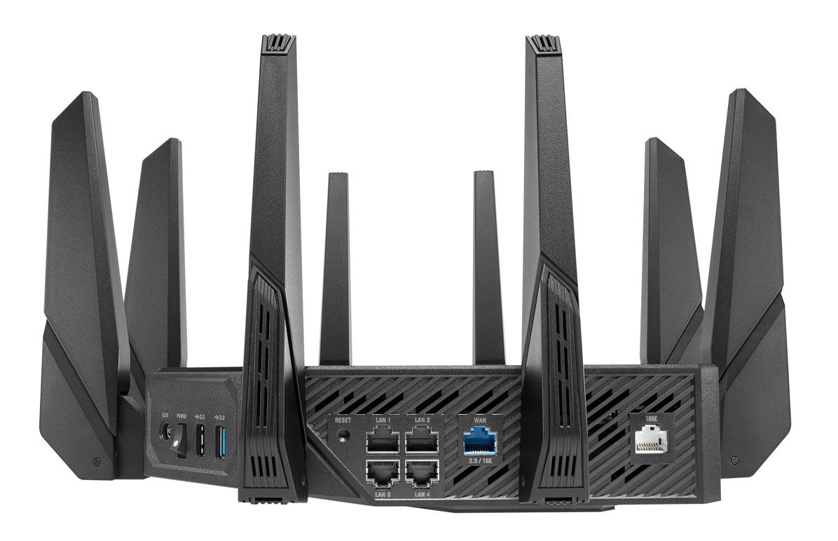 ASUS ROG Rapture GT-AX11000 Pro (AX11000) Extendable Gaming Router,  10G & 2.5G porty,  Aimesh,  4G/ 5G Mobile Tethering5 