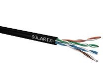 Inštalačný kábel Solarix UTP,  Cat5E,  drôt,  PVC,  krabica 100 m SXKD-5E-UTP-PVC0 